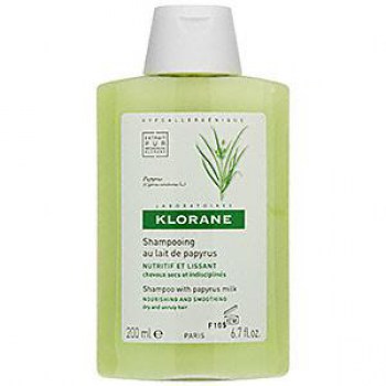 KLORANE CHAMPU NUTRITIVO Y ALISANTE LA LECHE PAPIRO 400 Ml